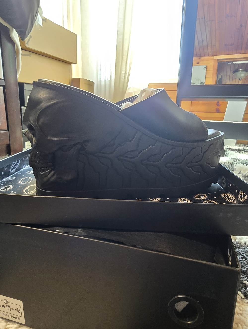 Killstar Doom Platform Sandals Size 9 - Picture 4 of 9